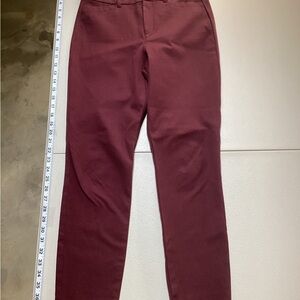 Old Navy Maroon High-Rise Pants